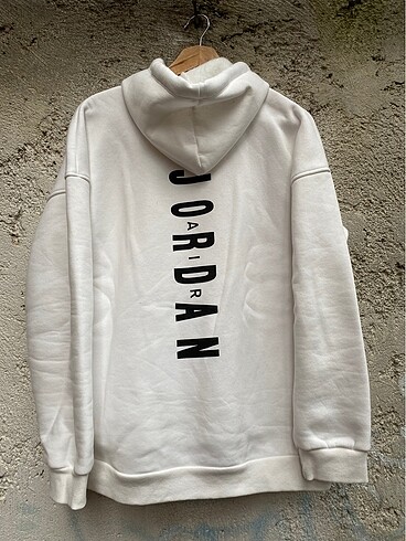 Beyaz Jordan Unisex owersıze Sweatshirt