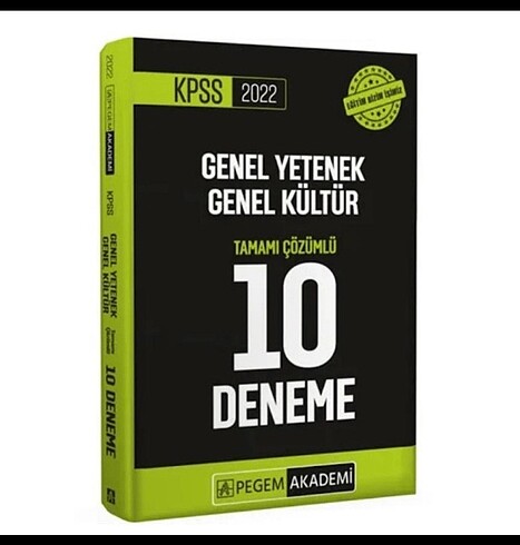 Pegem 10?lu Deneme Gk Gy