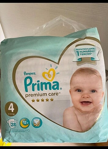 Prima Premium Care 4 Numara Bebek Bezi