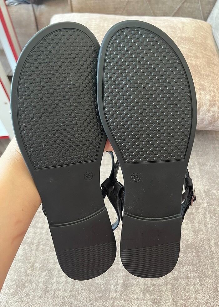 Kadın Taşlı Sandalet - Görsel 3