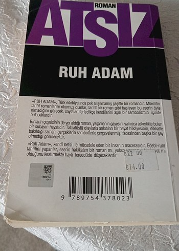 Ruh Adam Roman Kitap - Görsel 2