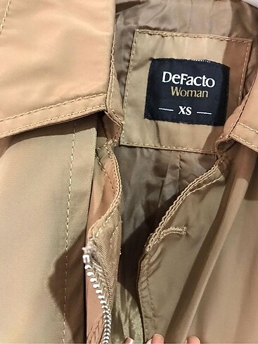 xs Beden Defacto Trençkot yeni