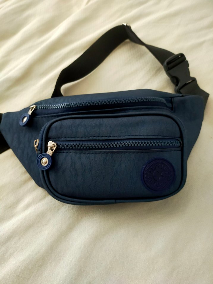 Kadın Mavi Baskılı Bel Çantası - Görsel 2