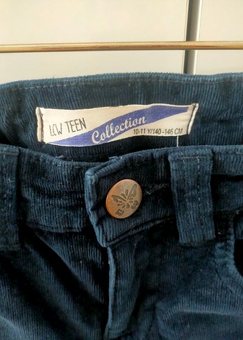 kız Çocuk Lacivert Denim Pantolon - Görsel 2