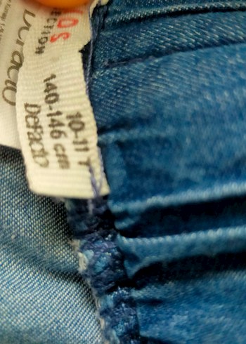 Mavi Loose Fit Mini Denim Şort - Görsel 3