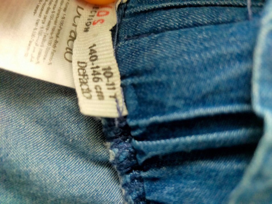 Mavi Loose Fit Mini Denim Şort - Görsel 3