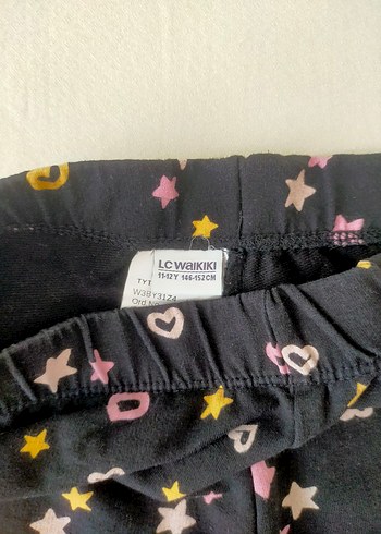 Kız Çocuk Renkli Desenli Tayt - Görsel 2