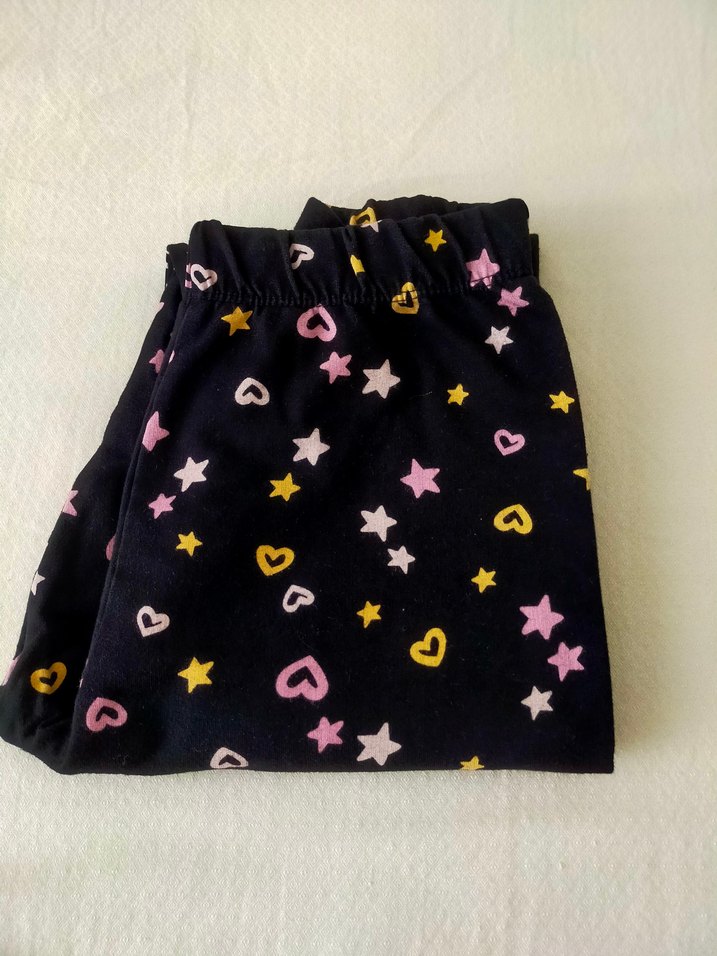 Kız Çocuk Renkli Desenli Tayt - Görsel 3