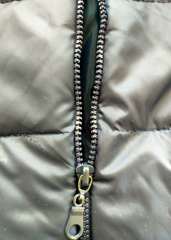 Kemerli Uzun Lacivert Kadın Kışlık Mont - Görsel 11