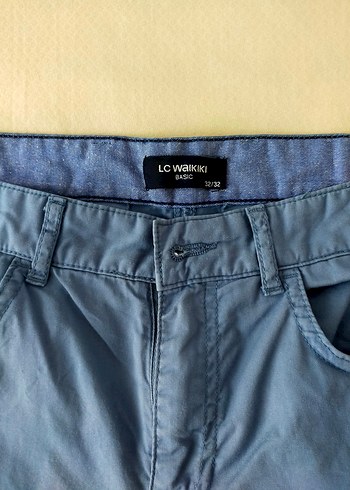 Mavi Fermuarlı Erkek Kot Pantolon - Görsel 2