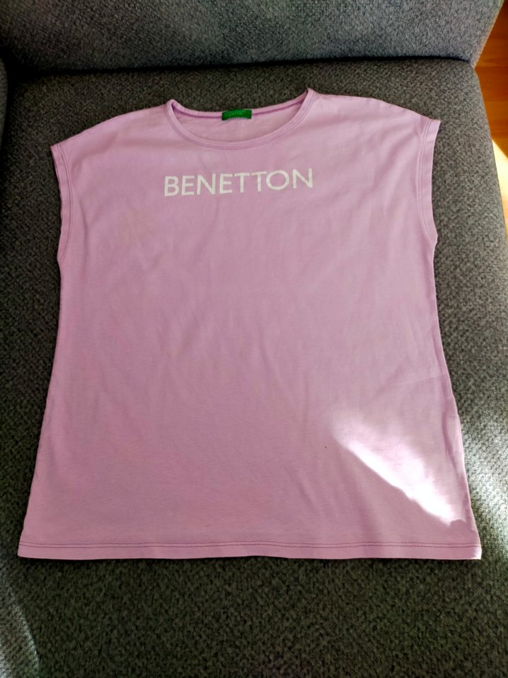 Kız Çocuk lila Basic Tişört - Görsel 2