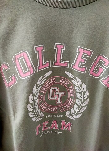 9 Yaş Beden yeşil Renk Kız çocuk sweatshirt