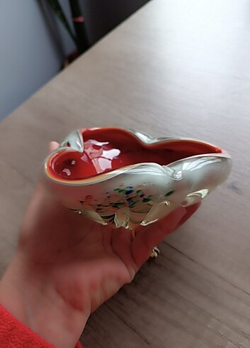 #murano #üç renkli #1970 yılı s hpa masa üstü kase