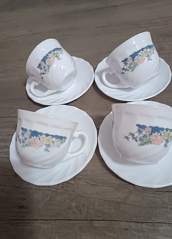 #Arcopal Fransız çay nescafe fincanları