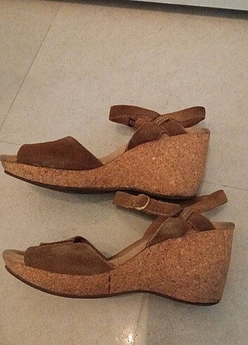 #Clarks #süet #sandalet #ayakkabı#38.5#39#dolgu topuk