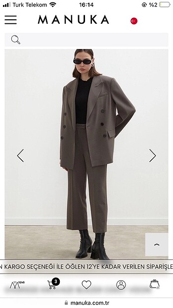 Manuka blazer ceket
