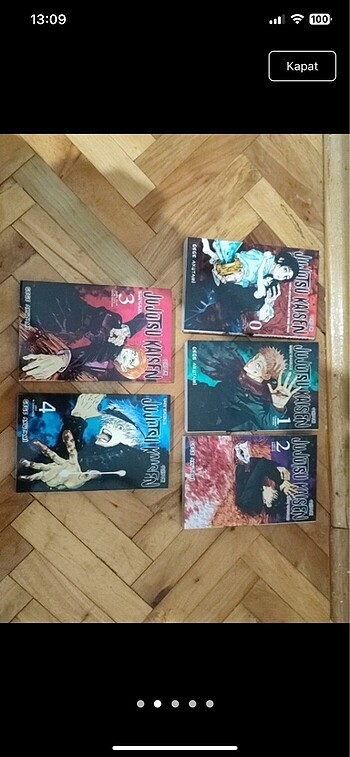 Jujutsu kaisen manga 0,1,2,3,4