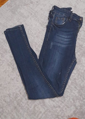 Lacivert Kadın Denim Jean Pantolon - Görsel 2