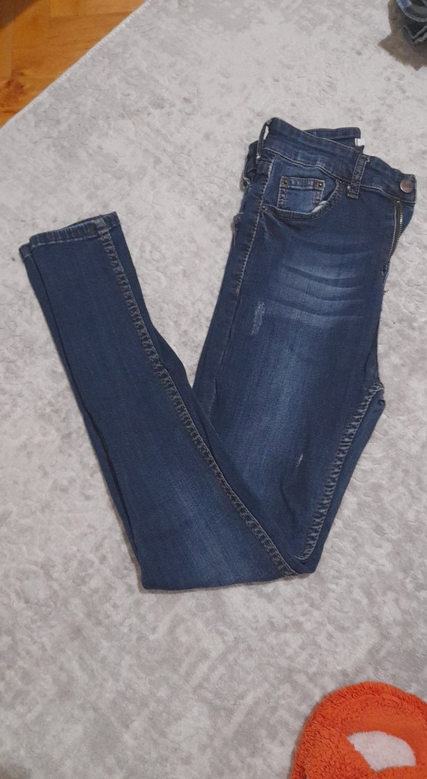 Lacivert Kadın Denim Jean Pantolon - Görsel 2