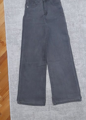 Gri Kadın Denim Jean Pantolon - Görsel 3