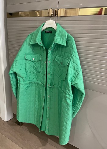 Benetton yeşili mevsimlik ceket - Görsel 2