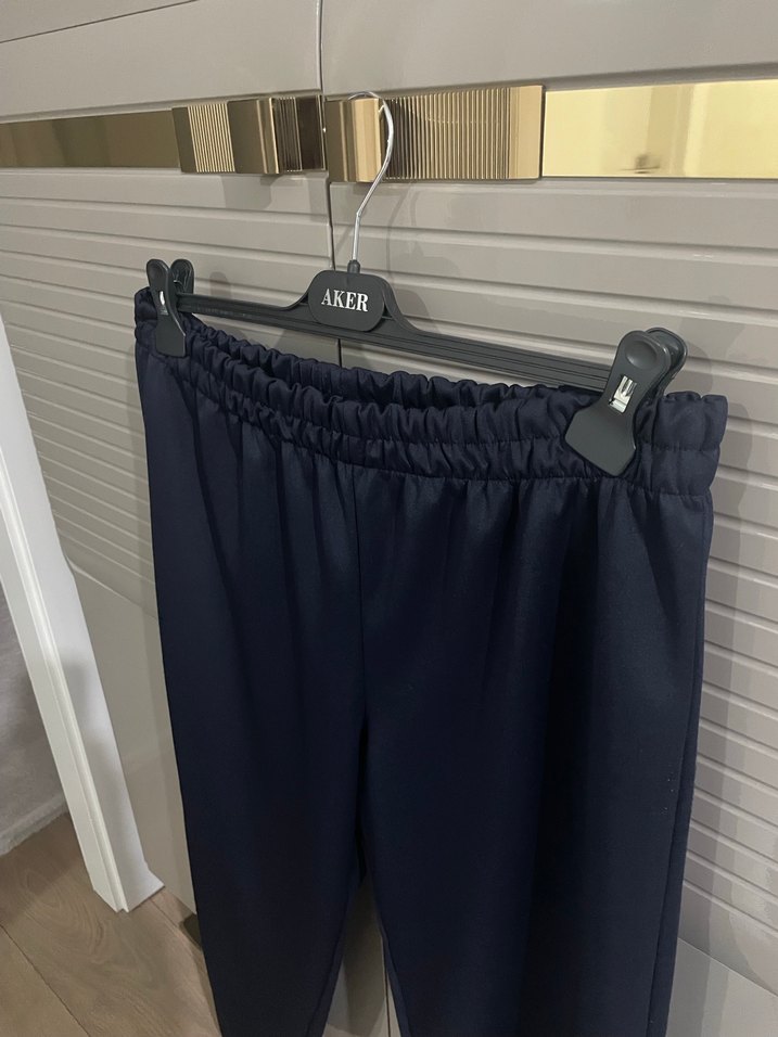 Kadın Lacivert shubaKumaş Pantolon - Görsel 3