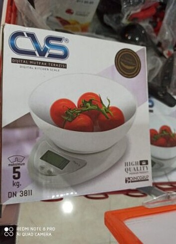 CVS Dijital Mutfak Terazisi 5 kg sıfır paketli