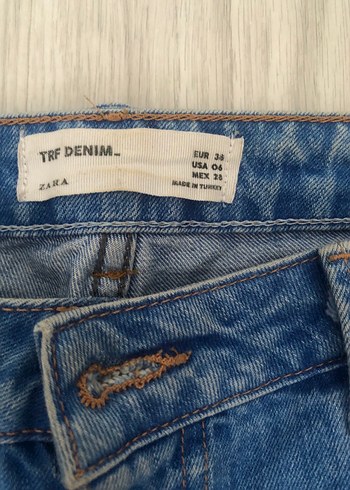 Zara Zara Trf Denim kot pantolon