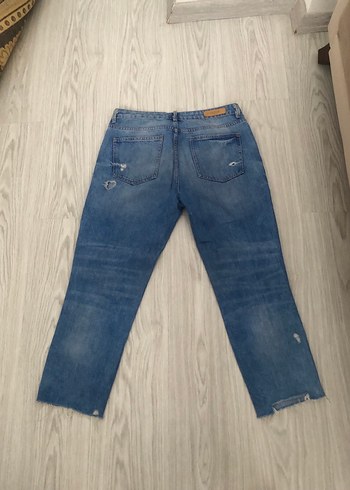 m Beden mavi Renk Zara Trf Denim kot pantolon