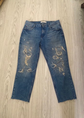 Zara Trf Denim kot pantolon