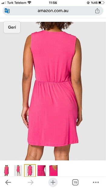 VEDI VERO VERO MODA kruvaze yaka elbise