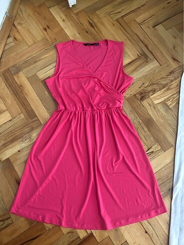 xs Beden VERO MODA kruvaze yaka elbise