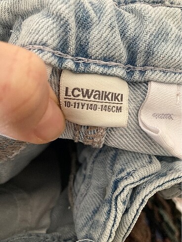 Kız çocuk kot şort - Görsel 3