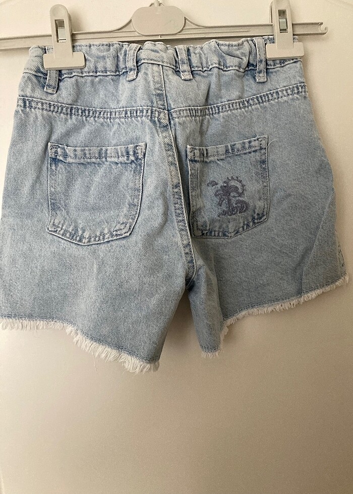 Kız çocuk kot şort - Görsel 2