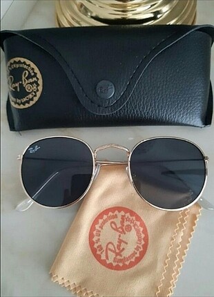 Rayban gold round gunes gozlugu