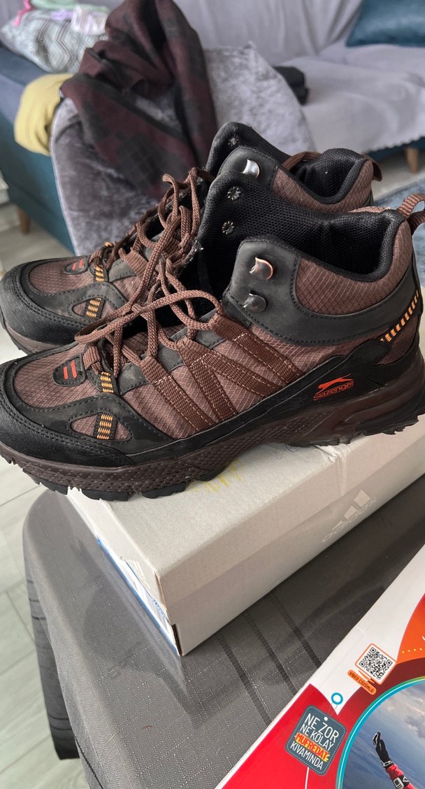 Kahverengi Bağcıklı Outdoor Ayakkabı - Görsel 3