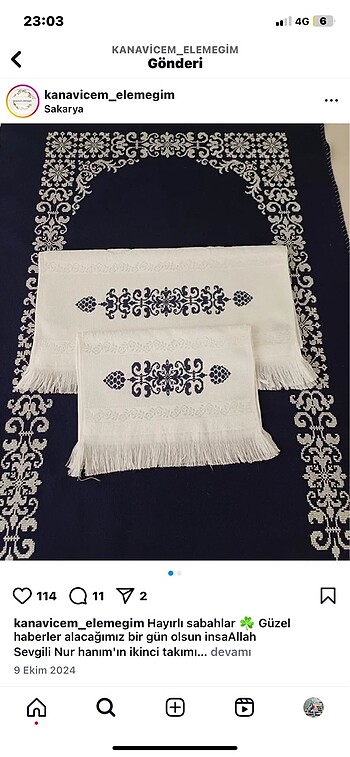 Pano seccade damat takımı