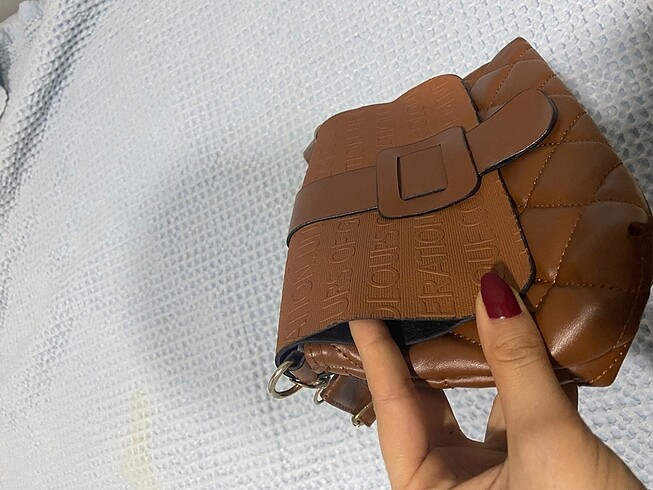  Beden kahverengi Renk Kol Çantası