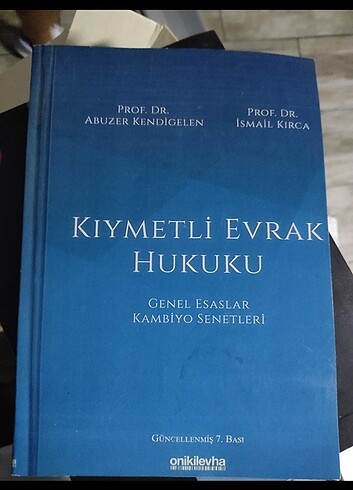 Kıymetli evrak hukuku 