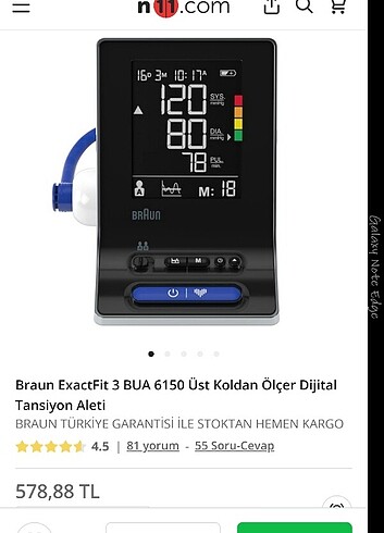 Braun bua 6150 tansiyon aleti