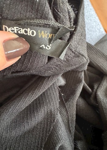 Siyah Uzun Kollu Bluz - Görsel 6