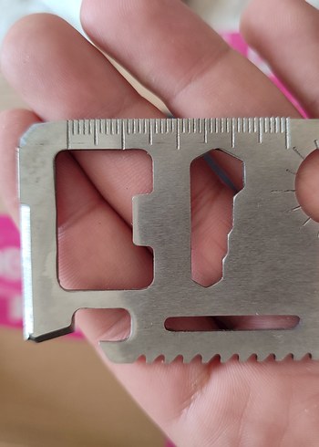 Pembe Baskılı Grunge Punk Erkek Cüzdan - Görsel 5