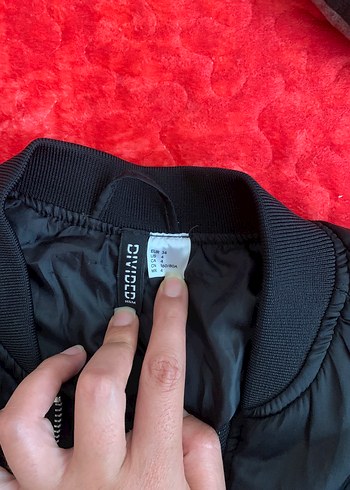 xs Beden siyah Renk H&M bomber ceket