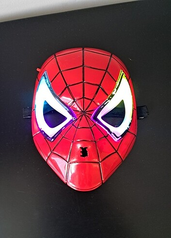  Beden Renk ışıklı spiderman maskesi
