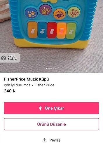Fisher Price FisherPrice Kumanda/ Telefon