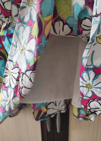 Renkli Pilili Midi  Etek - Görsel 4