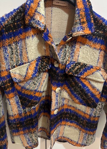 Bohem Çok Renkli kadın gömlek ceket - Görsel 2