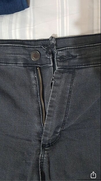 27 Beden siyah Renk Addax yüksek bel esnek jean kot pantolon 27 beden