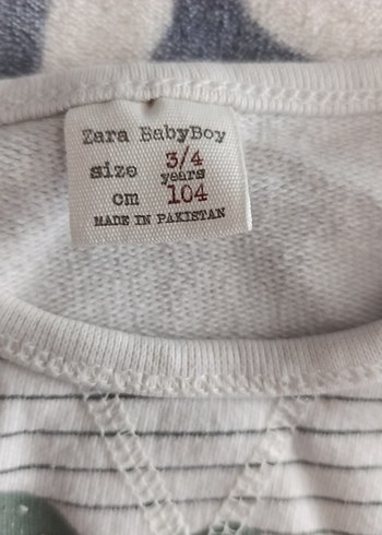 Çizgili Erkek Çocuk Pilot Sweatshirt - Görsel 2