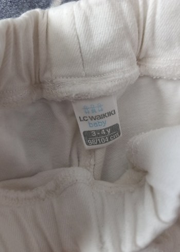 Erkek Çocuk Beyaz Pantolon - Görsel 3